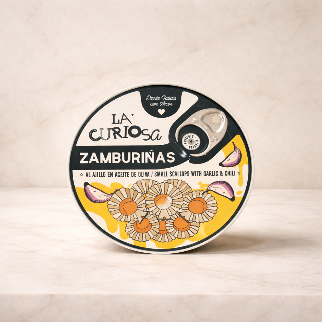 Zamburiñas al Ajillo — La Curiosa (110 g)