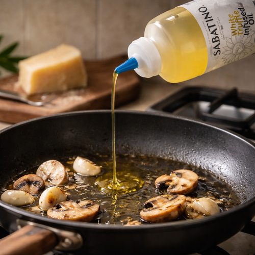 Aceite de Girasol Infusionado con Trufa Blanca — Sabatino ( 1 L)