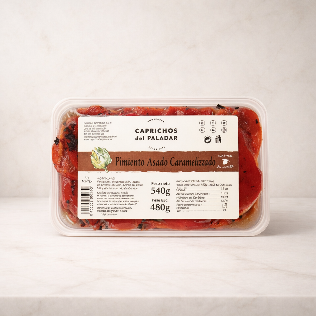 Pimiento Asado Caramelizado – Caprichos del Paladar (500 g)
