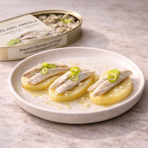 Boquerones en Aceite de Oliva — Solano Arriola (150 g)